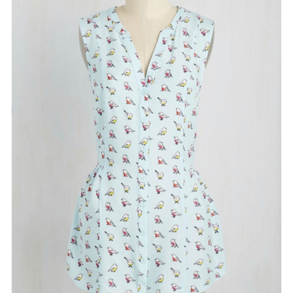 Steadfast Sojourn Top in Birds